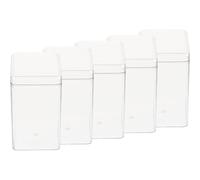 BESPORTBLE Lot de 5 Vitrines Transparentes en Plastique pour Figurines Boîtes de Présentation d'Œuvres d'art et Coffrets de Rangement pour Modèles Adaptées à L'Exposition Protection des