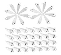 BESPORTBLE Lot De 50 Breloques Pour Bracelets Accessoires De Bracelets Bracelets À Breloques Perles Breloques Perles À Pointes Pendentifs Breloques Étui À Bric-À-Brac Alliage