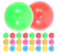 BESPORTBLE Lot de 50 Capsules en Plastique Rechargeables, Boules de Rangement Colorées pour Distributeurs de Chewing-gums, Idées de Cadeaux Et de Fêtes Amusantes