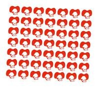 BESPORTBLE Lot De 50 Masques Pour Les Yeux D'élevage D'oies Lunettes Cache-yeux De Barbarie Faciles À Porter Et À Enlever
