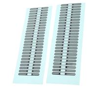 BESPORTBLE Lot de 50 Protections Adhésives Anti-Poussière pour Haut-Parleur de Téléphone Maille Fine Noire Compatibles avec Smartphones Modèles 12/13/14/15/16 Film Protecteur