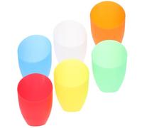 BESPORTBLE Lot de 6 Abat-Jours en Plastique Colorés 40Mm pour Lampe de Table et Lampe Suspendue Remplacements Multicolores Blanc Rouge Bleu Jaune Vert Orange Couvercles pour Abat-Jour de
