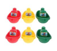 BESPORTBLE Lot de 6 Bateaux Jouets pour Tout-Petits voiliers en Plastique pour Le Bain, la Piscine ou la Plage - Idéal pour Les Petits garçons et Filles - Fournitures pour Les fêtes et Les Vacances