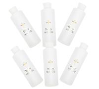 BESPORTBLE Lot de 6 Bouteilles d'eau Bénite en Plastique 250 ML, Décorations Chrétiennes pour Baptême et Fêtes Religieuses, Fioles Décoratives Réutilisables pour Maison et Présents de