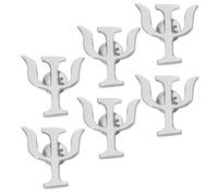 BESPORTBLE Lot de 6 Broches Vintage en Alliage Argenté Épingles à Vêtements Symbole Psychologie Accessoires Bijoux Féminins pour Paquet Veste et Tenue Décontractée Présent Élève en