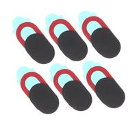BESPORTBLE Lot de 6 Caches Webcam Ovales Noirs en ABS, Protection Compacte pour Ordinateur Portable et Tablette, pour Sécuriser Vos Données Personnelles en Utilisation Quotidienne