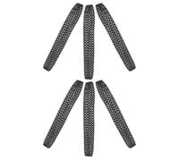 BESPORTBLE Lot de 6 Chenilles en Caoutchouc Léger pour Chars Télécommandés Remplacement Silencieux et Résistant aux Chocs Adapté pour Modèles Réduits Tout-Terrain