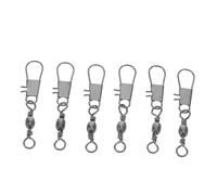 BESPORTBLE Lot de 6 Connecteurs à Roulement pour Cerf-Volant, Petit Mousqueton Métallique, Accessoire de Remplacement pour Fixation D'axe, Solide et Polyvalent, pour Vol en Extérieur