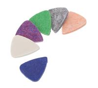 BESPORTBLE Lot De 6 Médiators Plats En Feutre Noir Pour Guitare Médiators Mignons Pour Ukulélé Médiators Plats Pour Guitare Médiators Pour Banjo Médiators Plats Pour Guitare
