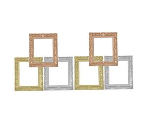 BESPORTBLE Lot de 6 Petits Cadres Photo Miniatures en Résine Colorés, Décoration pour Maison de Poupée, Accessoires Créatifs pour Mini-Maison à Ossature Miniature