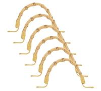 BESPORTBLE Lot de 6 Poignées de Théière en Rotin Forme U Résistantes à Haute Température pour Cérémonie de Thé, Nettoyage Facile, Style Rustique et Classique