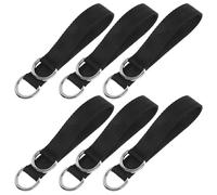 BESPORTBLE Lot de 6 Sangles de Traction pour Musculation, Sangles de Support pour Appareils de Fitness, Bande Élastique pour Bras et Cuisses, Accessoires Polyvalents pour Salle de Sport