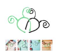 BESPORTBLE Lot de 6 Serrage-Têtes Antennes de Fourmi Cosplay Adultes Accessoires de Déguisement Insectes Noir et Vert Serrage-Têtes pour Fête D’Halloween Bal Masqué et Soirée Costumée