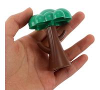 BESPORTBLE Lot de 6 Set de Arbres Miniatures en Plastique pour Maquettes de Trains Décor Forêt Réaliste Accessoires pour Circuits Ferroviaires Végétation Miniature pour Modélisme Jeu