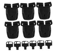BESPORTBLE Lot De 6 Verrous De Couvercle Fiables pour Spa Clips De Sangle De Remplacement pour Spa Matériel pour Clip De Réparation pour Couvercle De Noir
