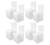 BESPORTBLE Lot de 8 Boîtes à Tombola Multifonctionnelles en Papier, Urnes pour Tirage au Sort et Collecte de Dons, Taille Adaptée aux Cartes et Enveloppes, Fournitures de Don pour Fêtes