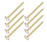 BESPORTBLE Lot de 8 Piquets D’arpentage Galvanisés 10 Cm en Acier Robuste, Croix de Mesure pour Marquage Topographique et Bornes de Propriété, Piquets de Levé et Repères Jardin Résistants