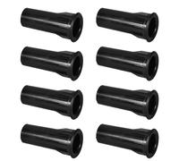 BESPORTBLE Lot de 8 Tubes Bass-Reflex Noirs pour Caisson de Basses Évent Acoustique Ø 35 MM Longueur 80 MM Tube d'Évent Audio Haute Performance pour Enceinte Domestique et Automobile