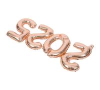 BESPORTBLE Lot de Ballons Chiffres 2025 en Film D’Aluminium Rose Doré Décoration de Fête du Nouvel An Ballons Décoratifs Plafond Articles de Fête pour Réveillon et Festival