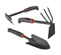 BESPORTBLE Lot de Outils De Jardinage Fer Pelle Large Pratique Râteau Double Face Manche Antidérapant Ergonomique pour Maison Balcon Jardin Et Pots