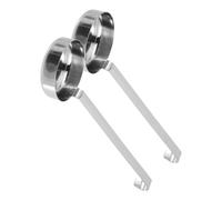 BESPORTBLE Louche à Sauce Pizza Inox Lot de 2 Cuillères à Tartiner Manche Long 25 CM Ustensiles la Cuisine Professionnel pour Service et Cuisson