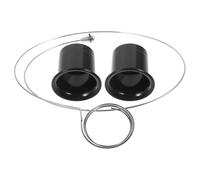 BESPORTBLE Loupe Frontale 10X pour Réparation de Montres et Travaux de Précision Grossissements 5X et 10X Monture Acier Loupe Mains Dégagées Ergonomique Horlogerie Bijouterie et
