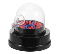 BESPORTBLE Machine à Boules de Électrique Portable Jeu de Sélection de Numéros Transparent pour et Bingo Convivial pour Soirées Famille et Tirage Équitable et Facile à Utiliser