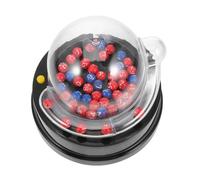 BESPORTBLE Machine à Boules de Loterie Électrique Compacte avec Balles pour Fêtes et Bingo Sélection Automatique de Numéros pour Jeu de Convivial