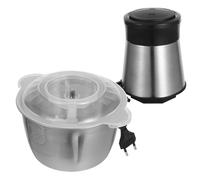 BESPORTBLE Machine Électrique Multifonction en Acier Inoxydable pour Hacher Viande et Légumes Mixeur Portable Double Vitesse Normes Européennes Robot de Cuisine Compact pour Fruits Noix Ail