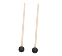 BESPORTBLE Maillets de Percussion pour Garçon et Filles, Bâtonnets en Bois et Plastique, Surface Lisse et Poids Adapté, Paire Confortable pour Marimba et Tambour à Langue