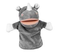 BESPORTBLE Main Peluche Rhinocéros Gris Douce et Adorable pour Éducation Conte et Jeu Classe