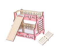 BESPORTBLE Maison à Deux pour Hamsters avec Échelle Et Balançoire Abri pour Petits Animaux Jouet De Décompression pour Rongeurs