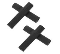 BESPORTBLE Manchons de Levier de Frein en Silicone Antidérapants pour Vtt et Vélo de Route Protection Poignée Noire 2 Paires Rembourrage Confortable pour Usage Tout-Terrain