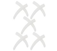 BESPORTBLE Manchons en Caoutchouc Antidérapants pour Griffe Incurvée de Machine à Pince, Lot de 10 Pièces Blanches, Protection de Rechange pour Accessoires Jeux et Distributeurs Automatiques