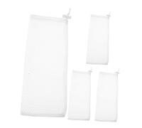 BESPORTBLE Mangeoire À Oiseaux en Maille Filet avec 4 Chaussettes Et d'alimentation pour Pinsons pour Jardin Extérieur Facile À Utiliser en Polyester Robuste