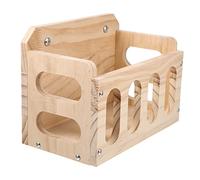 BESPORTBLE Mangeoire Lapin avec Fixateur Râtelier à Foin pour et Hamsters Distributeur Pratique pour Cage Animaux Petits Surface sans Danger Installation Facile et Stable