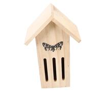 BESPORTBLE mangeoire pour Maison à décor d'insectes Habitat des coccinelles kit enclos à phasmes Maison Suspendue en Bois Habitat des Suspendus Beige