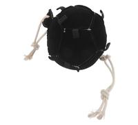 BESPORTBLE Mangeoire Suspendu pour Chevaux Mécanisme Récompense Carotte, Tissu Robuste Noir, pour Entraînement et Pâturage des Animaux D'étable