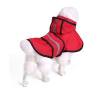 BESPORTBLE Manteau De Pluie À Capuche pour Chien Bande Réfléchissante Résistant Aux Intempéries pour Un Usage Quotidien pour Chiens De Petite Et Moyenne Taille