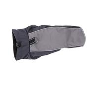 BESPORTBLE Manteau Hiver Imperméable pour Chien Veste Chaude Noir pour Animaux De XL avec Ajustable Et Éléments Réfléchissants