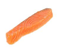 BESPORTBLE Maquette de Saumon Artificiel Réaliste pour Sushi Tranche de Saumon Imitation Accessoire de Présentation pour Décoration de Restaurant Japonais et Vitrine de Boutique Modèle