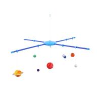 BESPORTBLE Maquette du Système Solaire 3D en Plastique pour Garçon et Filles, Outil D'enseignement Interactif et Décoration, pour Projets Scientifiques et Cours en Classe