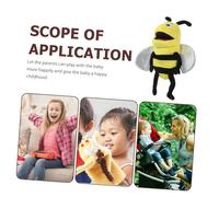 BESPORTBLE Marionnette à Main Abeille Peluche Interactive pour Garçon Fille de Performance Peluche Douce et Confortable pour Conte et Jeu de Rôle