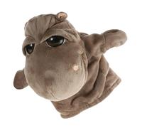 BESPORTBLE Marionnette À Main en Peluche Hippopotame Animal en Peluche Marionnette À Bouche De Travail De Zoo