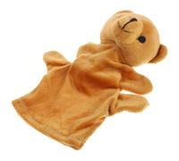 BESPORTBLE Marionnette Main Peluche Ours Souple pour Garçon Fille Mois Interactif Créatif pour Raconter des Histoires et Développer Imagination