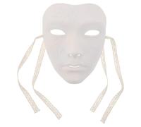 BESPORTBLE Masque Fêtes Costumées Steampunk en Motifs Complexes Abs Blanc Homme et Robuste et Performances Scène