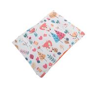 BESPORTBLE Matelas Reptile Lézard Plantes Reptiles Couverture Portable Couverture De Requin Couvertures Bébé Personnalisées Peau De Reptile Gecko à Crête Literie pour Hamsters Polaire Orange