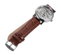 BESPORTBLE Mécanique Manuelle pour Winner Squelette et Bracelet PU Ajustable