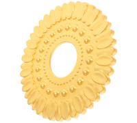 BESPORTBLE Médaillon de Plafond Décoratif en Ps Imitation Plâtre, de Style Européen, Couleur Dorée, Modèle B, Plaque de Montage Solide pour Plafonnier Intérieur, Rosace pour Éclairage