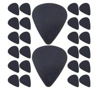 BESPORTBLE Médiators pour Guitare Noirs 0,5 Mm 30 Pièces, Accessoires Universels pour Guitare Acoustique, Électrique et Basse, Médiators Lourds pour Jazz, Strumming et Techniques Avancées